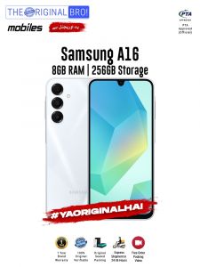 Samsung A16 - 8GB RAM - 256GB Storage - PTA Approved - 12 Months Warranty - Green - The Original Bro Mobiles - TOB36